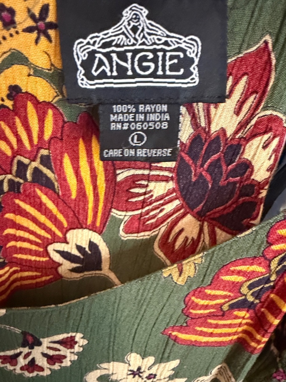 Angie Midi Dress Size Large - Picture 2 of 2